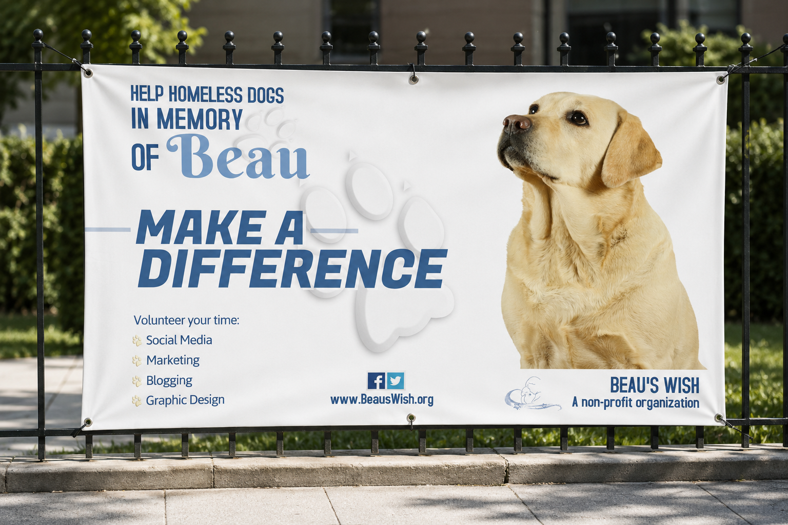 Beau's Wish Banner